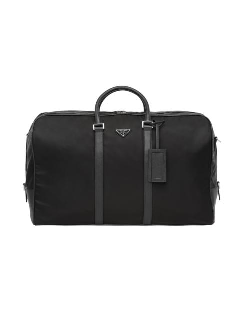 Prada Re-Nylon and Saffiano leather duffle bag