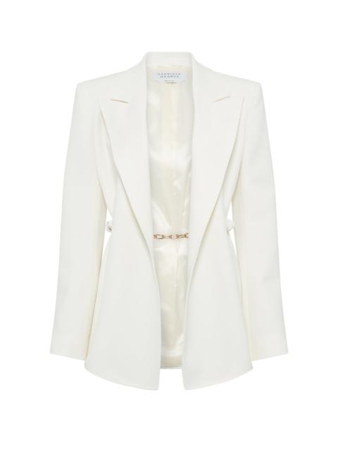 GABRIELA HEARST Epona Chain Blazer in Ivory Recycled Virgin Wool