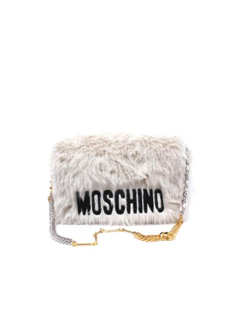 Moschino logo-lettering shoulder bag