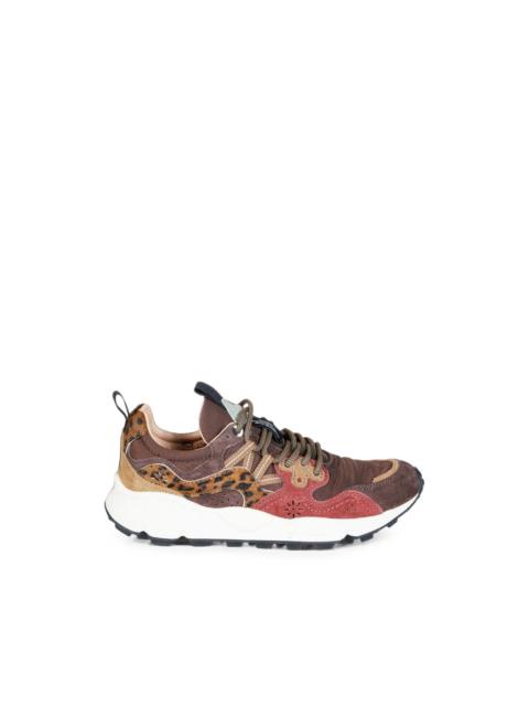 Flower Mountain Yamano 3 leopard-print sneakers