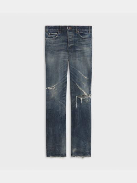 CELINE 90'S JEANS IN MOONLIGHT WASH SELVEDGE DENIM