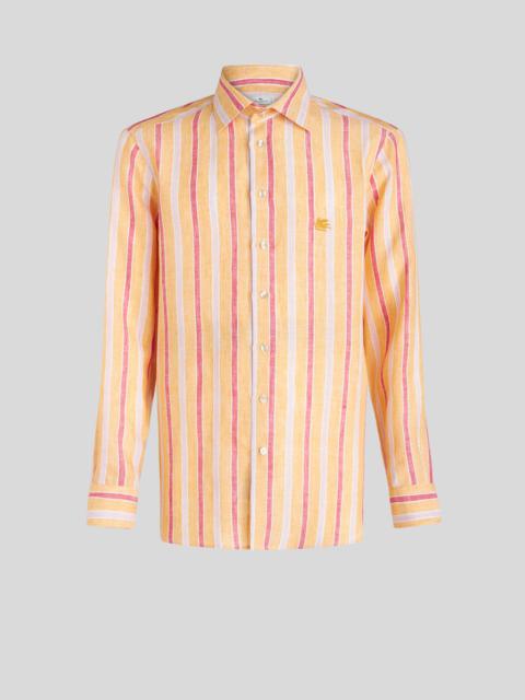 Etro STRIPED SHIRT WITH LOGO