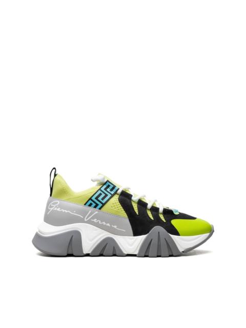 VERSACE Squalo "Neon Green/Black/Aqua" sneakers