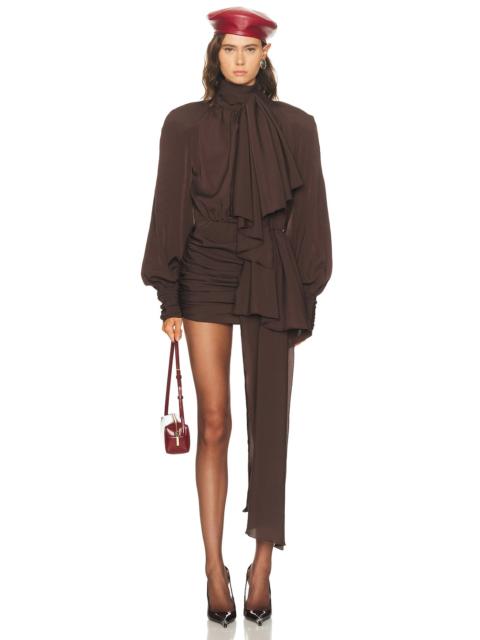 ROWEN ROSE Long Sleeve Mini Dress