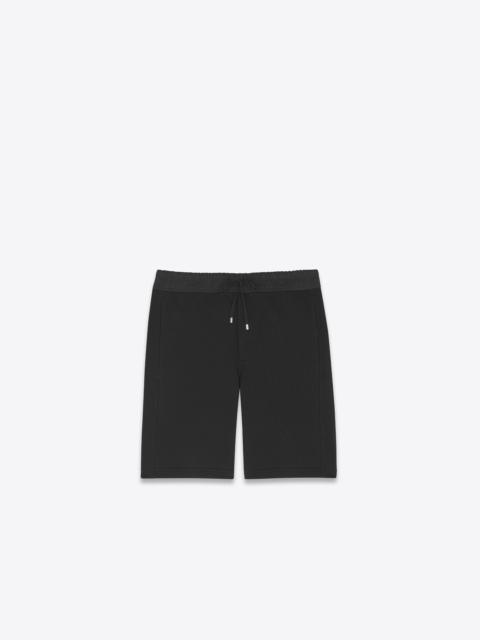 SAINT LAURENT bermuda shorts in fleece