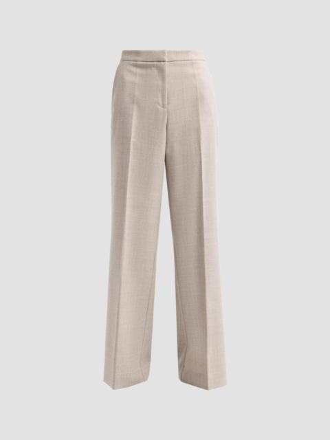 KOBI HALPERIN Women's Beck Wool Brushed Twill Pants - Oat
