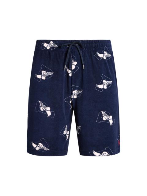 Polo Ralph Lauren Men's P-Wing Cotton-Blend Shorts - Cruise Navy Wing Toss