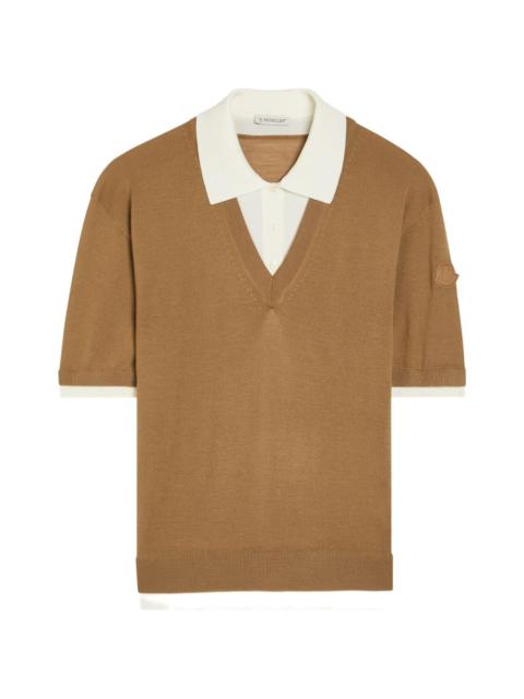 Moncler wool V-neck sweater
