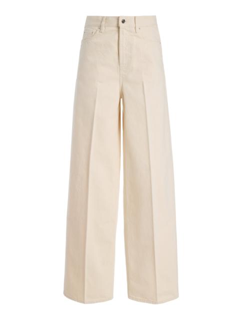 Totême Wide-Leg Jeans ivory