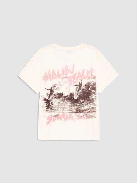 ANINE BING Shelley Tee Surfer - Washed Buttercream