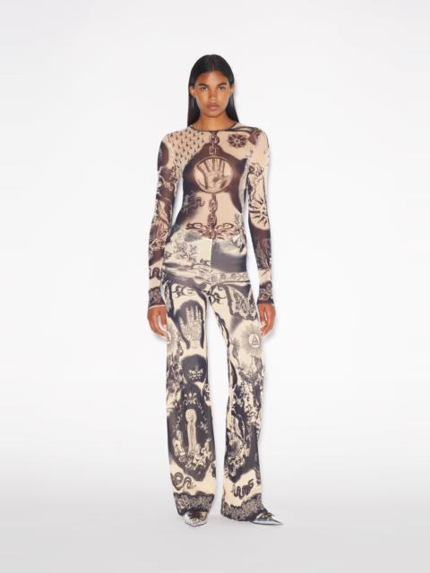 Jean Paul Gaultier THE HERALDRY TATTOO PANTS