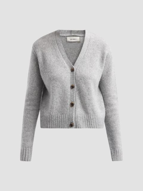LISA YANG Women's Marionette Cashmere-Silk Regular-Fit Cardigan - Cloudy