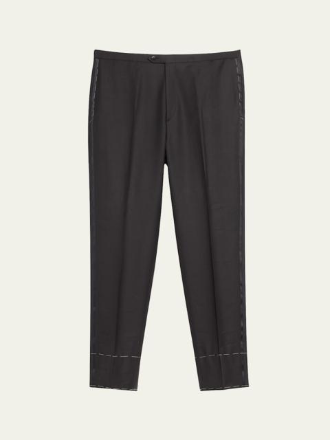 Brioni Men's Wool Tuxedo Trousers