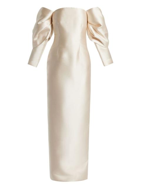 SOLACE LONDON off-shoulder dress