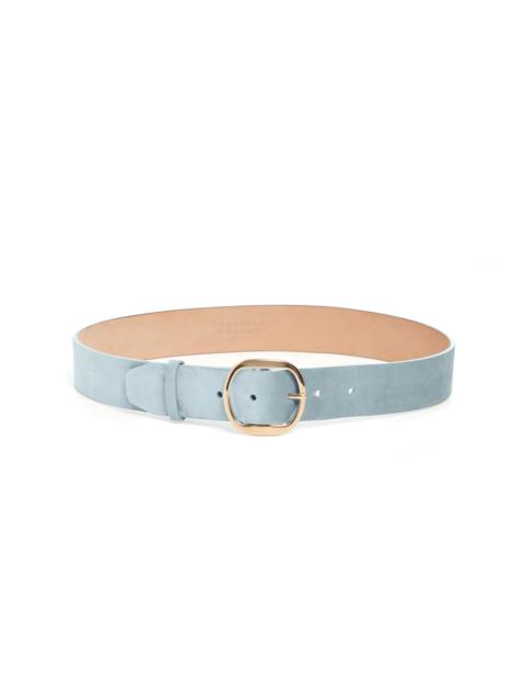 GABRIELA HEARST Elster Belt in Light Blue Suede