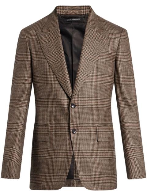 TOM FORD Prince of Wales-pattern blazer