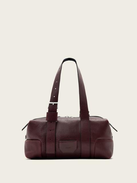 ALLSAINTS ARES GRAIN LEATHER SHOULDER BAG