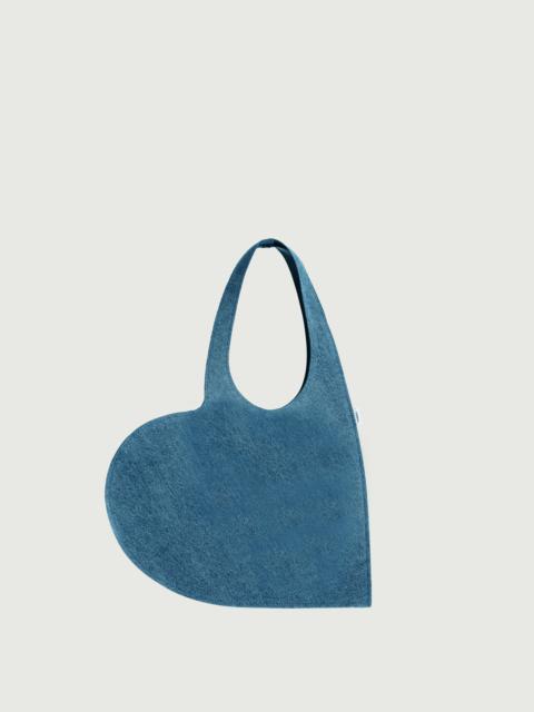 COPERNI Denim Mini Heart Tote Bag