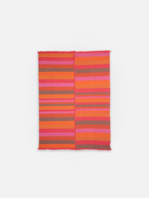 The Elder Statesman BLOCK STRIPE WOVEN THROW