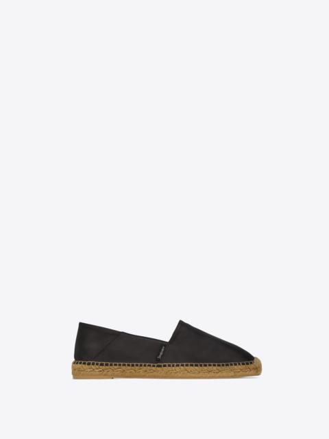 SAINT LAURENT espadrilles in smooth leather