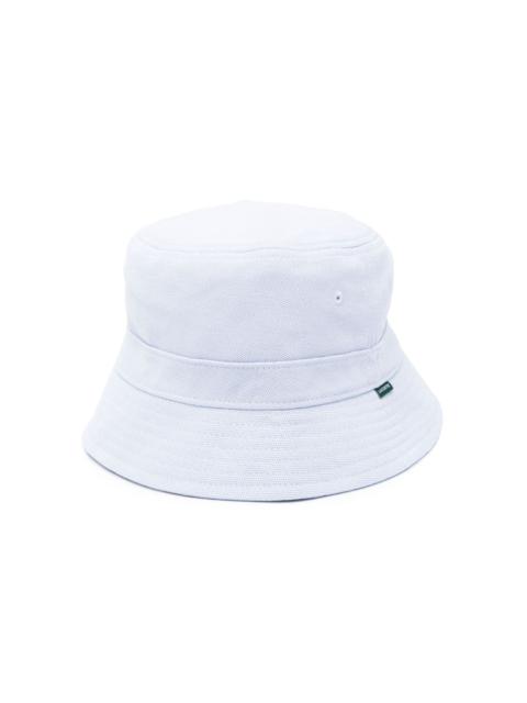 LACOSTE appliquÃ©-logo canvas bucket hat
