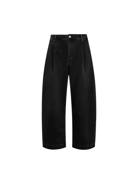 Studio Nicholson WIDE LEG DENIM PLEAT PANT
