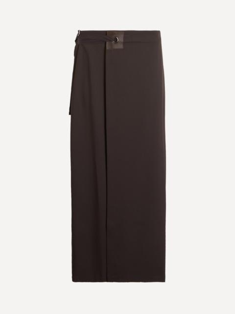 paloma wool Blont Brown Long Wrap Skirt