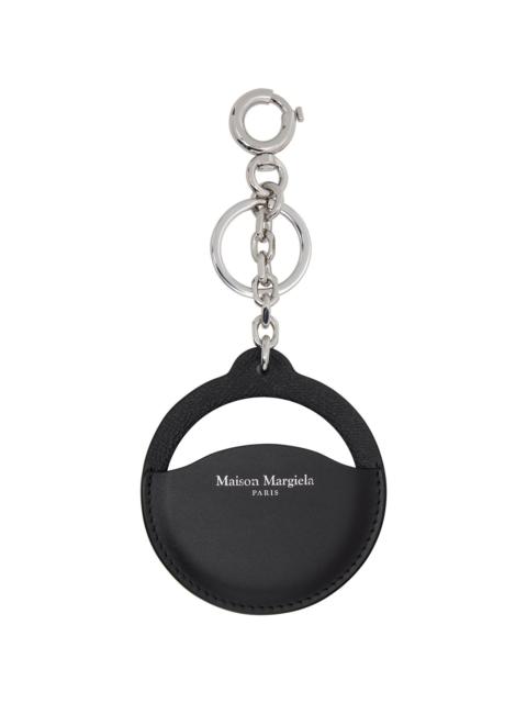 Maison Margiela Black Circular Keychain