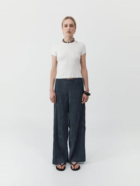 ST. AGNI Mini Pleat Pants - Washed Black