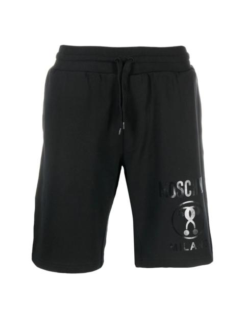 Moschino cotton logo-print shorts