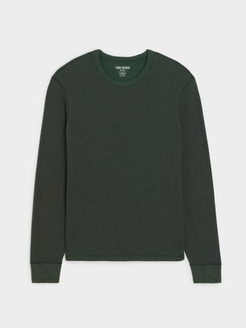 TODD SNYDER Lightweight Mini Waffle Tee