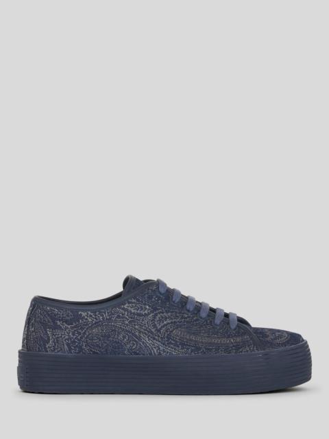 PAISLEY DENIM SNEAKERS