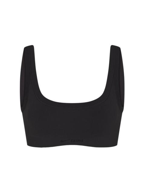 Nike Nike x SKIMS Women's Vintage Seamless Scoop Neck Bra Obsidian