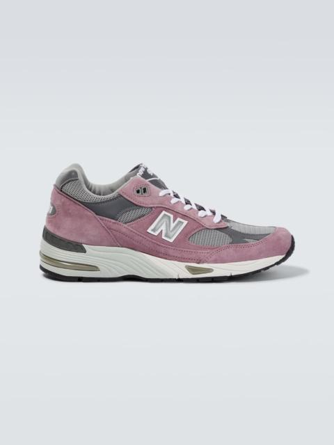 New Balance Made in UK 991 suede and mesh sneakers