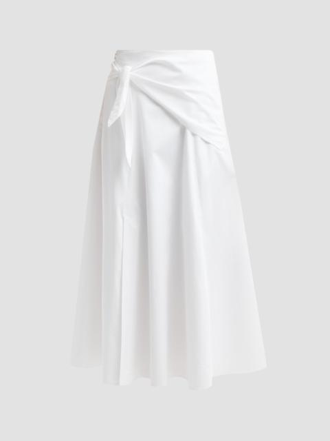 Vince Women's Scarf Tie Skirt - Optic White