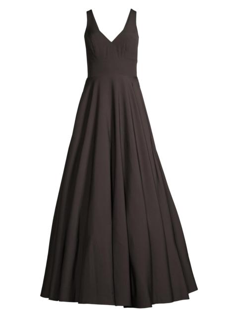 MAC DUGGAL Women's Tailored V-Neck Ballgown - Black