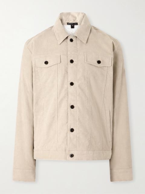 JAMES PERSE Stretch-Cotton Corduroy Blouson Jacket