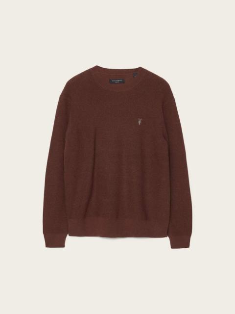 ALLSAINTS ASPEN WAFFLE CREW NECK SWEATER