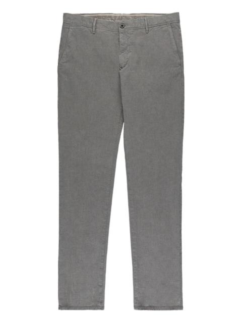 SLOWEAR mélange-effect tailored trousers
