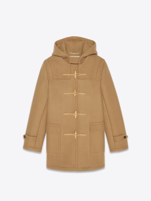 SAINT LAURENT duffle coat in wool