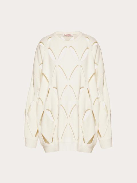 Valentino EMBROIDERED WOOL JUMPER