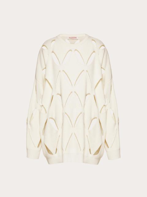Valentino EMBROIDERED WOOL JUMPER