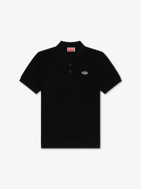 KENZO 'KENZO Paris Frame' embroidered slim polo in cotton
