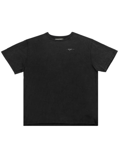 Off-White Abstract Arrows Short Sleeve Over Tee 'Black / White'