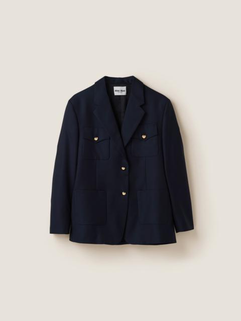 Miu Miu Single-breasted batavia jacket