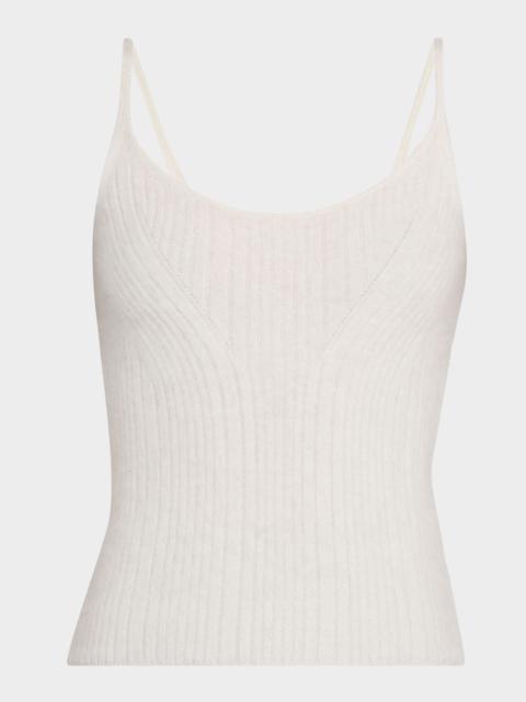 ADAM LIPPES Rue Brushed Cashmere Tank Top