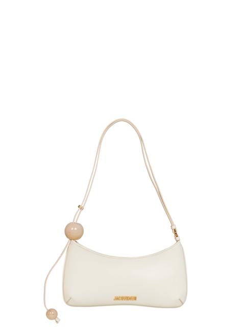 JACQUEMUS Ivory The Bisou Perle beaded shoulder bag