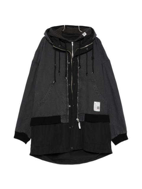 Maison MIHARAYASUHIRO hooded zip coat