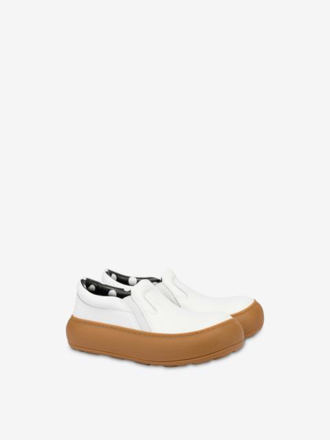 Moschino CALFSKIN SLIP-ON TRAINERS