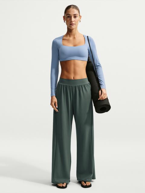 Nike Nike Zenvy Women's Mid-Rise Wide-Leg Pants